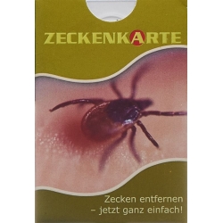 Flawa Tick card with magnifying glass