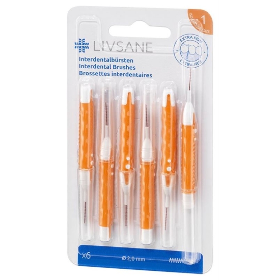 Livsane Interdentalbürsten Extra Fein 6 Stück buy online