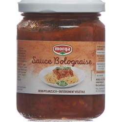 Morga Sauce Bolognaise mit Soja Bio Glas 250g