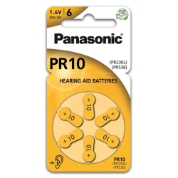Panasonic Hörgerät Batterien 10 6 Stück