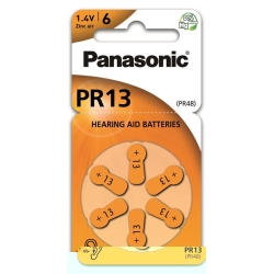 Panasonic Hörgerät Batterien 13 6 Stück