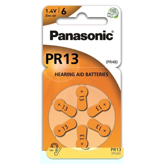 Panasonic Hörgerät Batterien 13 6 Stück buy online