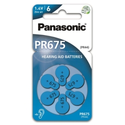 Panasonic Hörgerät Batterien 675 6 Stück