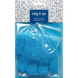 Herba Peeling Gloves Turquoise 1 Pair