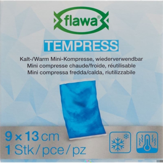 Tempress Kalt Warm Kompresse 9x13cm Blau M Vlies buy online