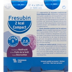 Fresubin 2 Kcal Compact Waldfrucht Neu 4 Flasche 125ml
