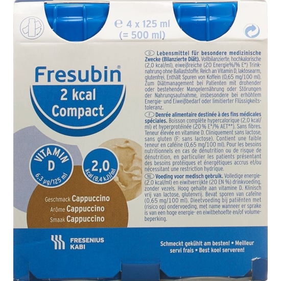 Fresubin 2 Kcal Compact Cappuccino Neu 4 Flasche 125ml buy online
