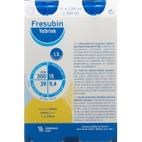 Fresubin Yodrink Lemon 4 Flatcap 200ml