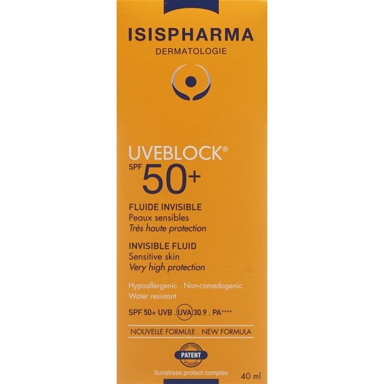 Isis Pharma Uveblock Fluide Invisible SPF 50+ 40ml buy online