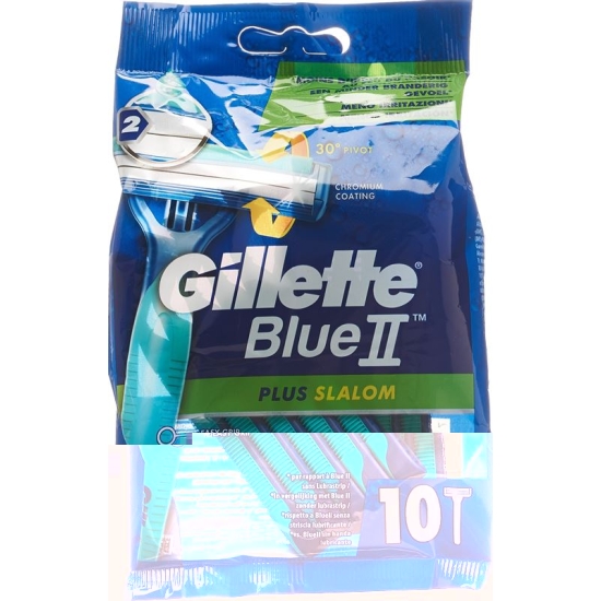 Gillette Blue II Plus Slalom disposable razors 10 pcs