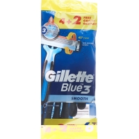 Gillette Blue 3 Smooth disposable razors 6 pcs