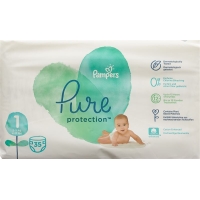 Pampers Pure Prot Grösse 1 2-5kg Newborn Tragep 35 Stück