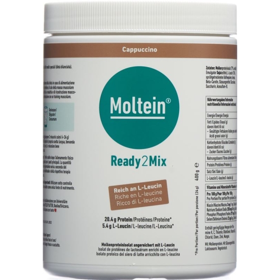 Moltein Ready2mix Cappuccino Dose 400g buy online