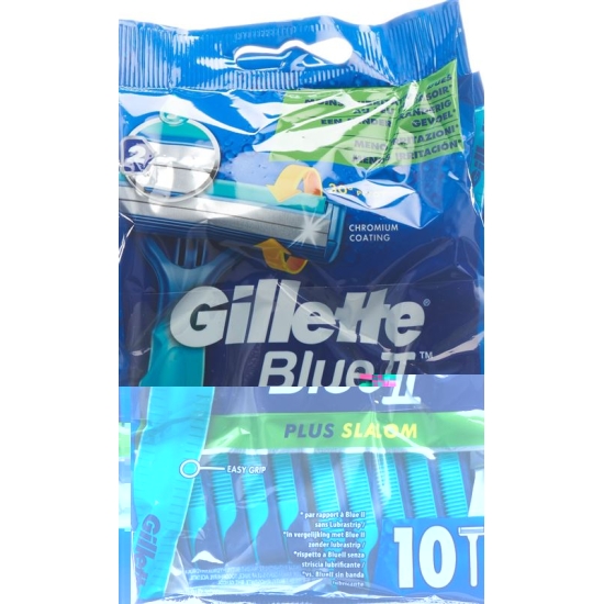 Gillette Blue II Plus disposable razor Slalom 2x 10 pieces buy online