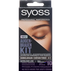 Syoss Augenbrauen-Kit Dunkelbraun 10ml