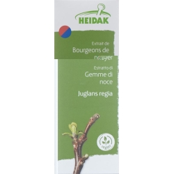 Heidak Knospe Walnuss Juglans Glyc Maz Flasche 30ml