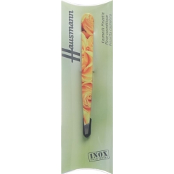 Hausmann Tweezers Slanted Roses Yellow Design Roses