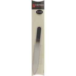 Herba glass nail file in case 14cm black