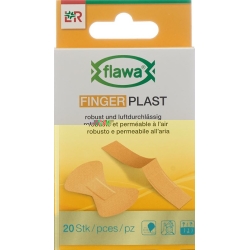 Flawa Finger Plast Robustes Textilpfl 2 Grösse 20 Stück