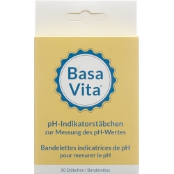 Basa Vita Ph-indikatorstäbchen 50 Stück
