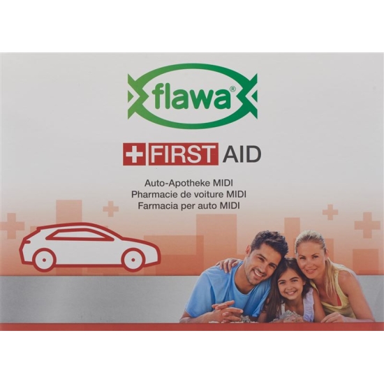 Flawa car Pharmacy Midi Bag red