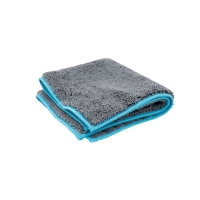 Ha-ra duster 32/32cm gray border turquoise