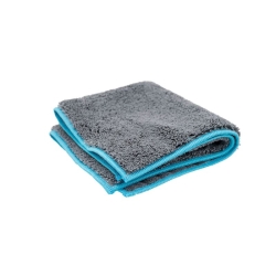 Ha-ra duster 32/32cm gray border turquoise