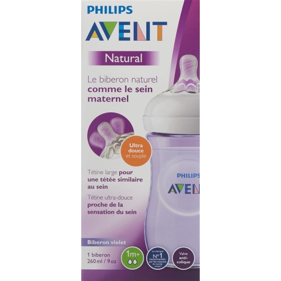 Avent Philips Naturnah Flasche 260ml Lila (neu) buy online
