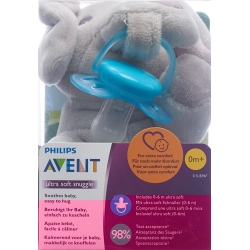 Avent Philips Snuggle+ultra Soft Elefant Türkis