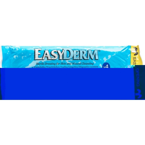 Easyderm Vorbefeuchtetes Waschtuch Steril 4 Stück buy online