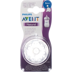 Avent Philips Natural Sauger 6m+ 2 Stück