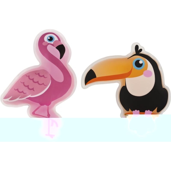 Freezies Kühlkompresse Disp Flamingo/tukan 12 Stück buy online