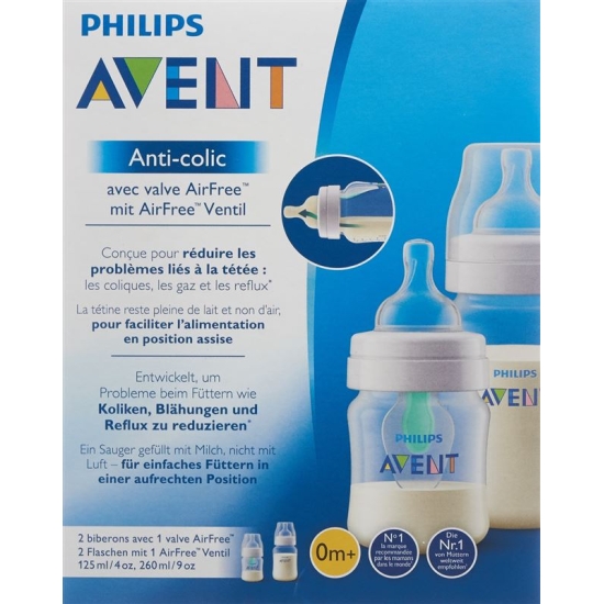 Avent Philips Anti-Colic Flasche Airfree Vent 125+260ml buy online