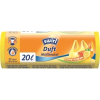 Swirl Duft-Müllbeutel Tragegri 20L Lem-Mel 25 Stück