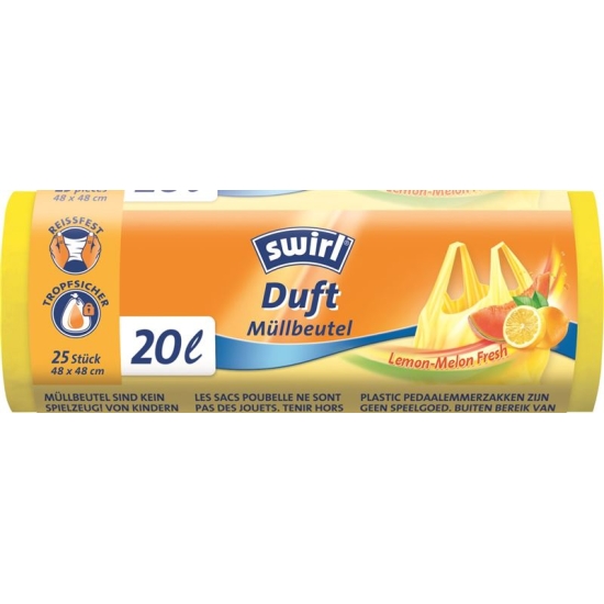 Swirl Duft-Müllbeutel Tragegri 20L Lem-Mel 25 Stück buy online