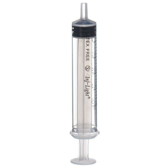 inj / light 5ml disposable syringe 3 parts 25 pcs
