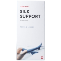 Venosan Silk A-d Support Socks L Black 1 pair