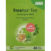 Salus Freetox tea barley grass birch organic bag 40 pieces