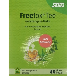 Salus Freetox tea barley grass birch organic bag 40 pieces