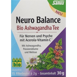 Salus Neuro Balance Ashwagandha Tea Organic bags 15 pieces