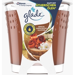 Glade Duftkerze Sens Sandalwood&jasmine 129g