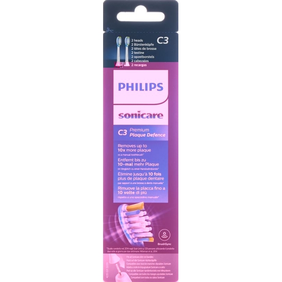 Philips Sonicare replacement brushes C3 Premium Hx9042/17 2 pieces buy online