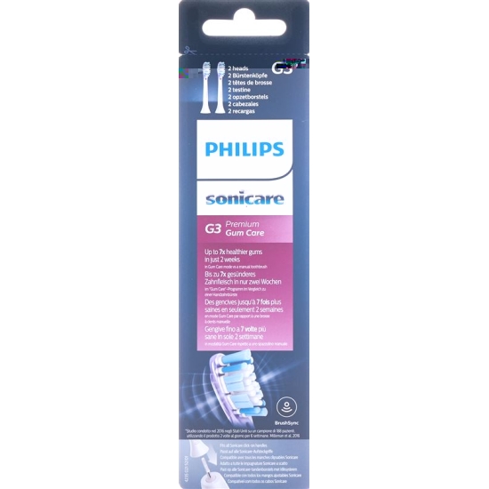 Philips Sonicare replacement brushes G3 Premium G Hx9052/17 2 pieces buy online