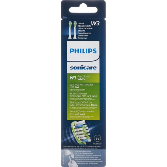 Philips Sonicare Ersatzb W3 Prem W Hx9062/17 2 Stück buy online