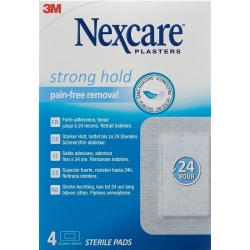 3M Nexcare Strong Hold Pads 76,2x101mm 4 Stück