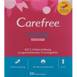Carefree Cotton Fresh Fragrance 56 pieces