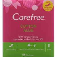 Carefree Cotton Aloe 56 pieces