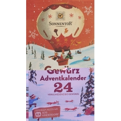 Sonnentor Adventkalender Gewürze Beutel 24 Stück