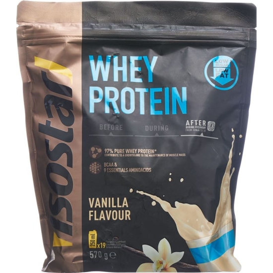 Isostar Whey Protein Powder Vanilla Bag 570g buy online