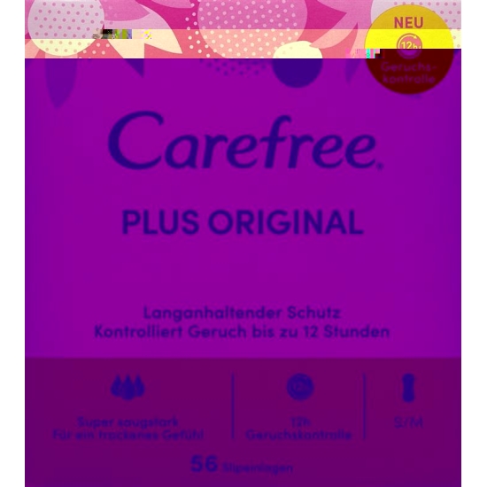 Carefree Plus Original 56 pieces